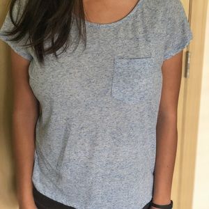 Divided H&M Blue Pocket T-Shirt